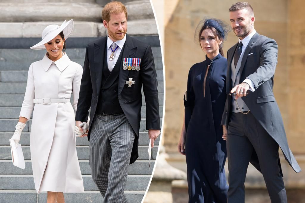 'Furious' David Beckham ends friendship with Prince Harry, Meghan Markle : source