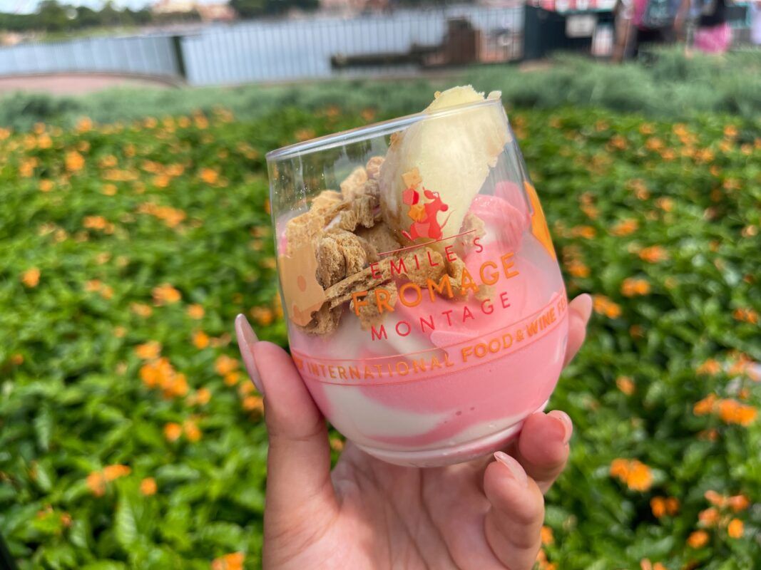 REVIEW: Emile’s Fromage Montage Returns with Strawberry Cheesecake Soft Serve & Souvenir Cup Prize for 2023 EPCOT International Food & Wine Festival