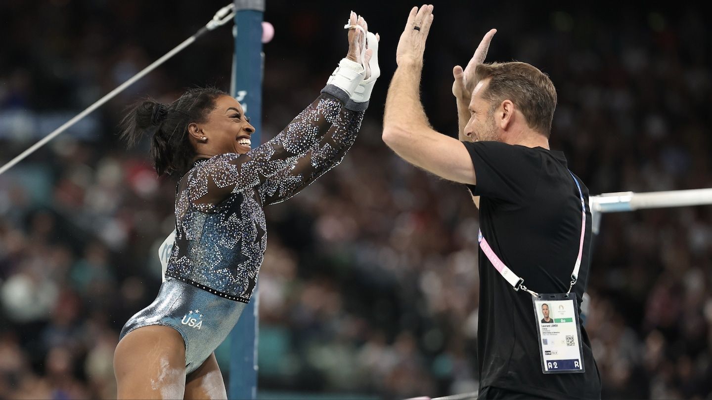 Simone Biles set to perform on all four apparatuses despite calf injury