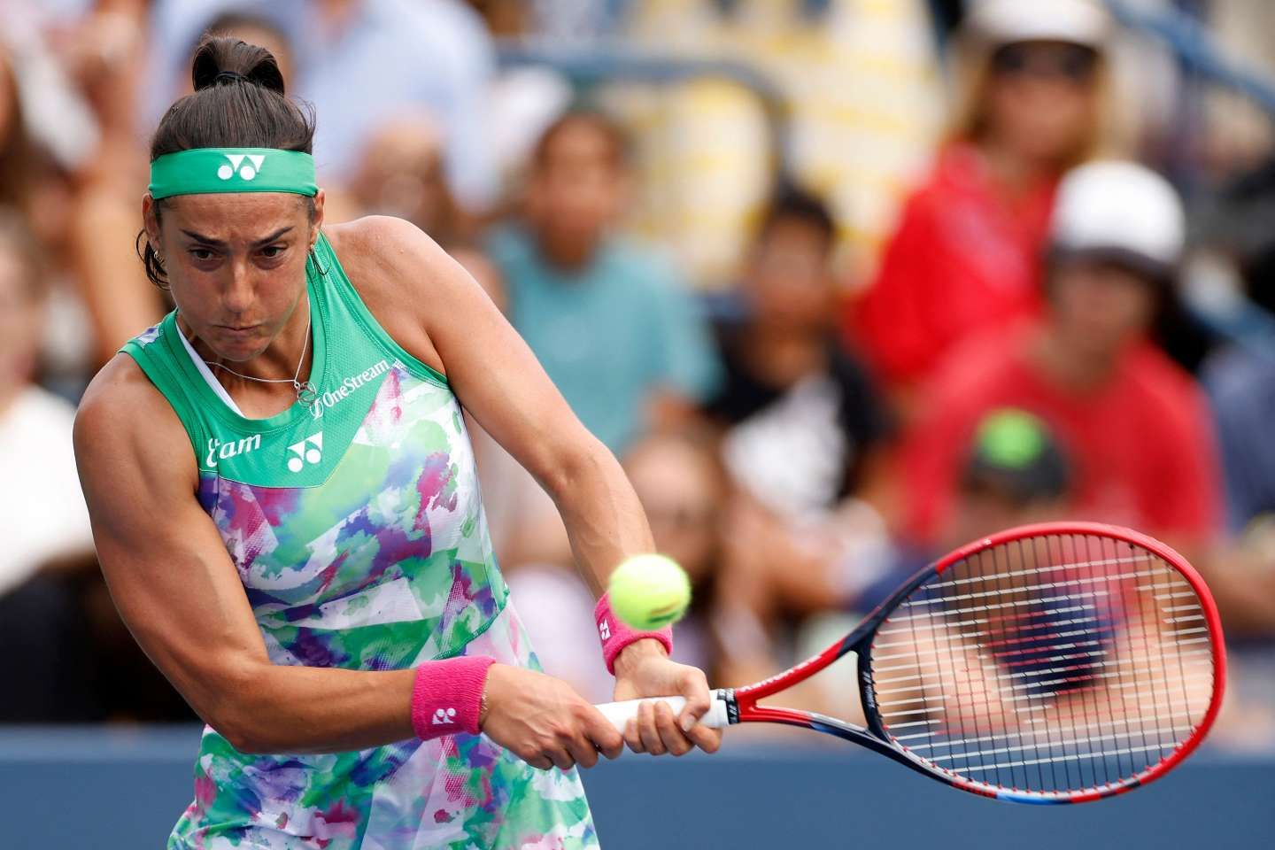 US Open : la Française Caroline Garcia éliminée dès le 1ᵉʳ tour ; victoire en Grand Chelem pour Arthur Fils