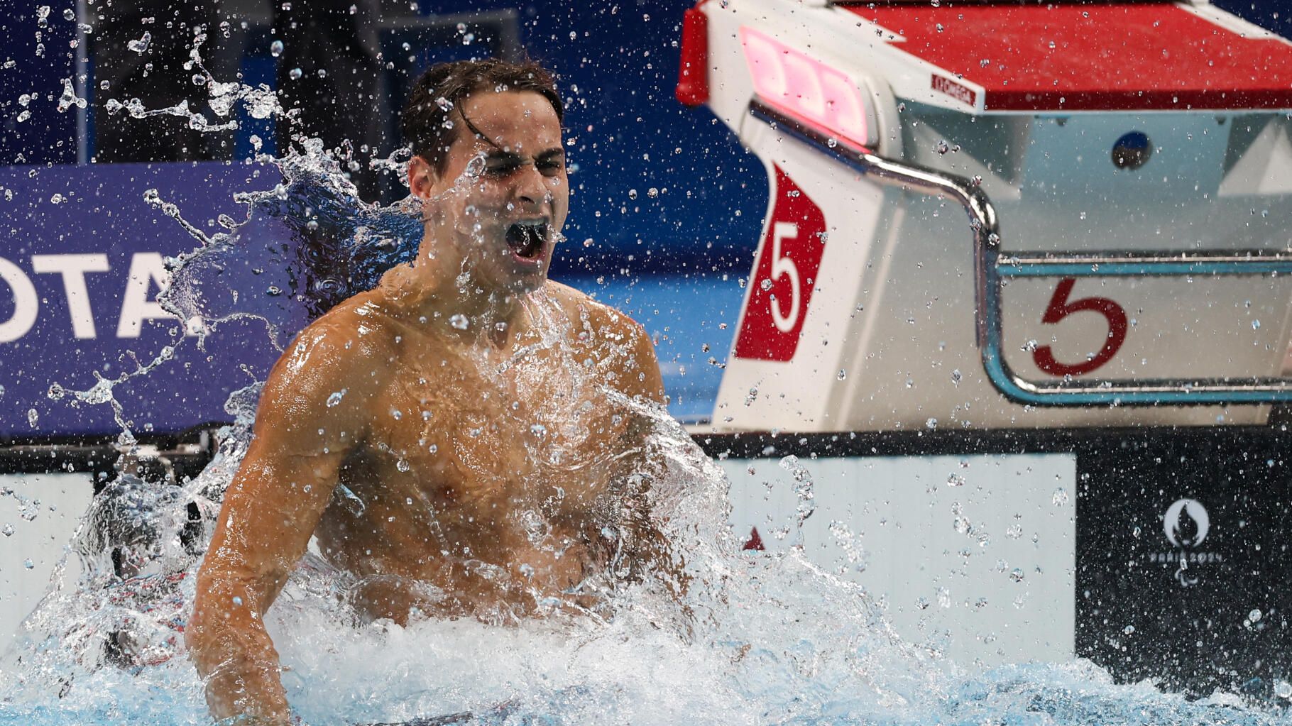 Jeux paralympiques : Ugo Didier médaillé d’or en natation sur le 400 m nage libre S9