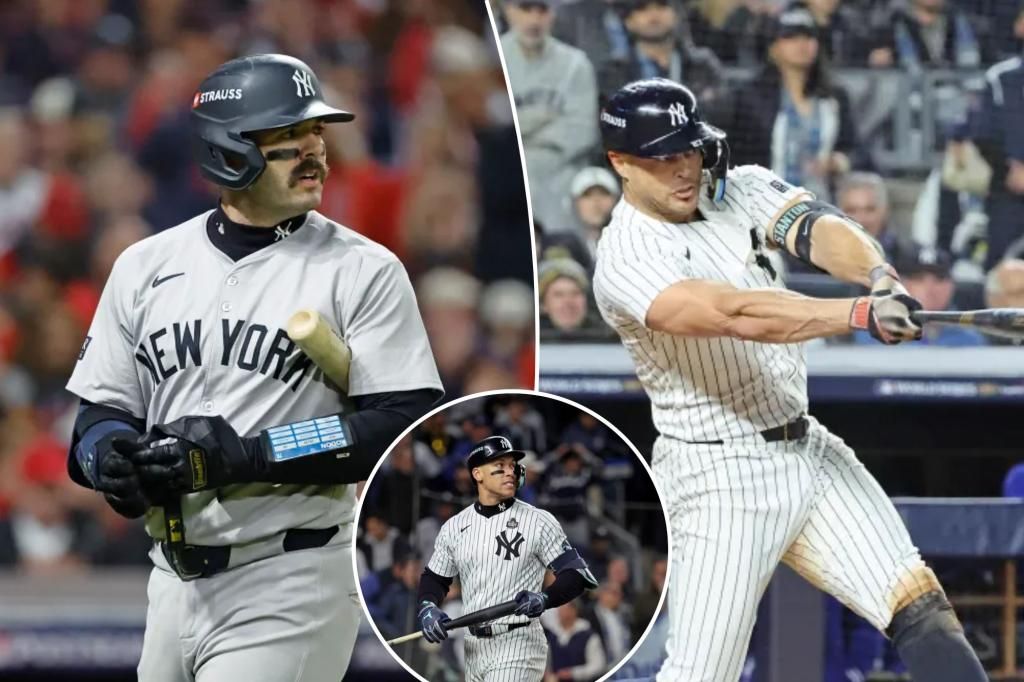 Yankees make shock World Series Game 4 lineup changes