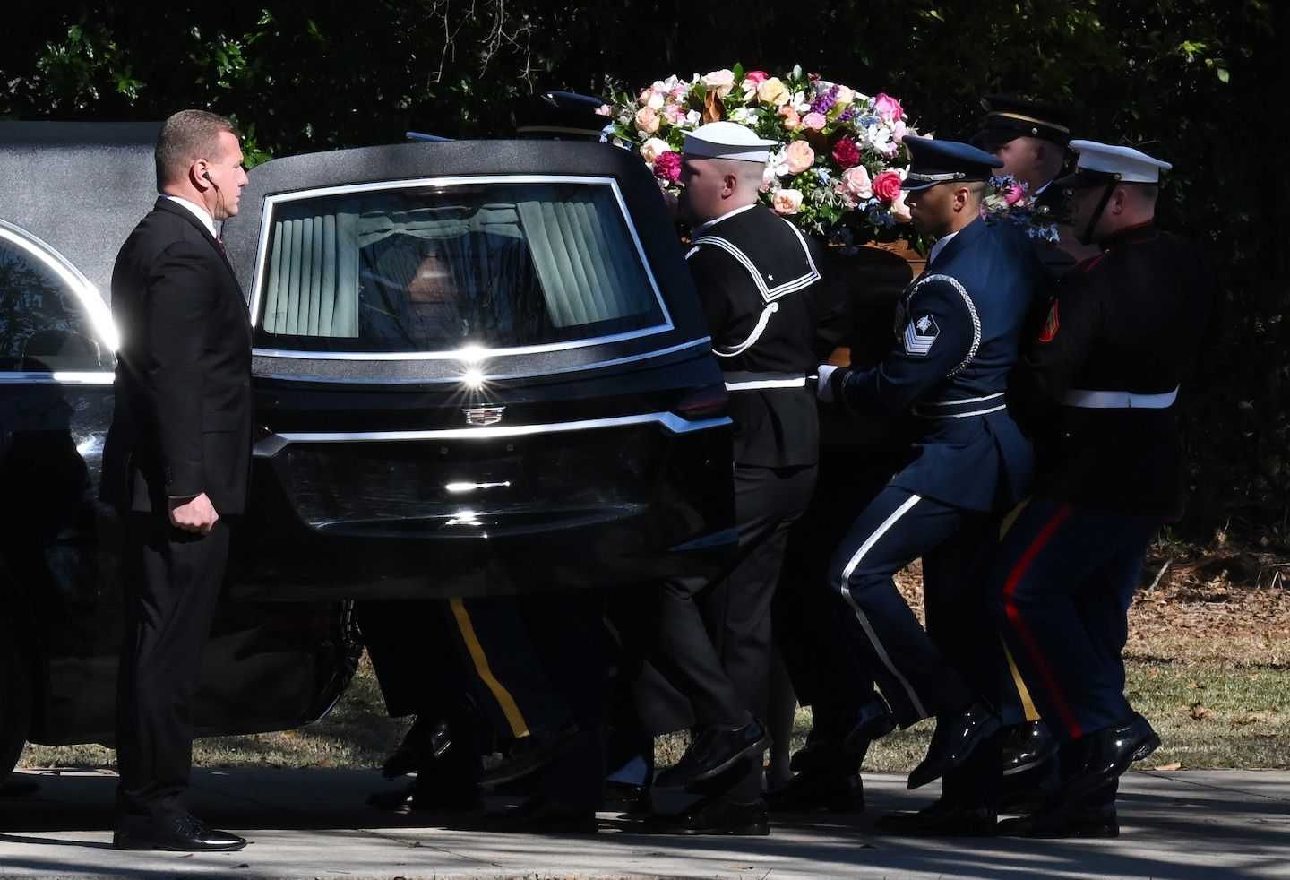 Rosalynn Carter buried near the Georgia home that she built with Jimmy