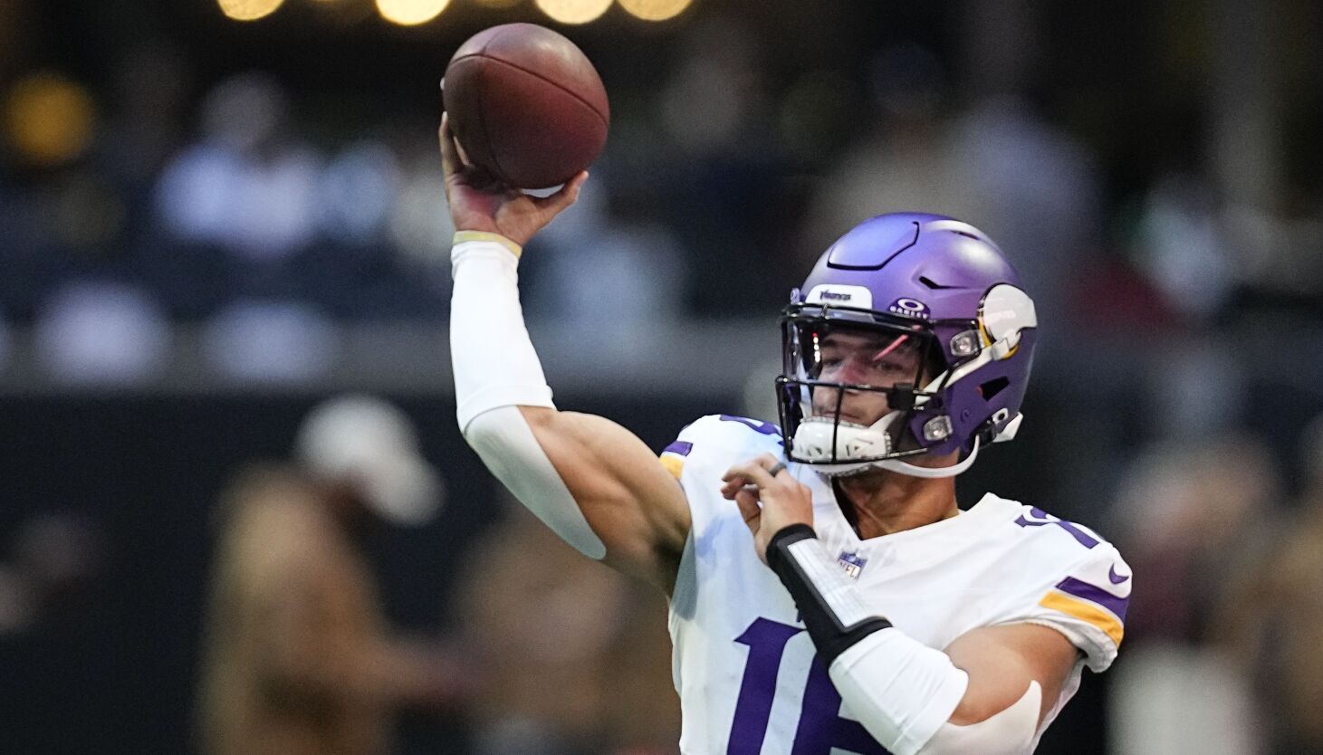 Minnesota Vikings quarterback Jaren Hall prepares for second NFL start