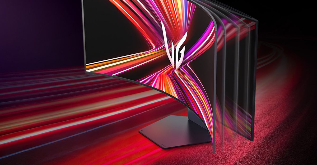 LG’s 2025 gaming monitor lineup includes a bendable 5K2K OLED