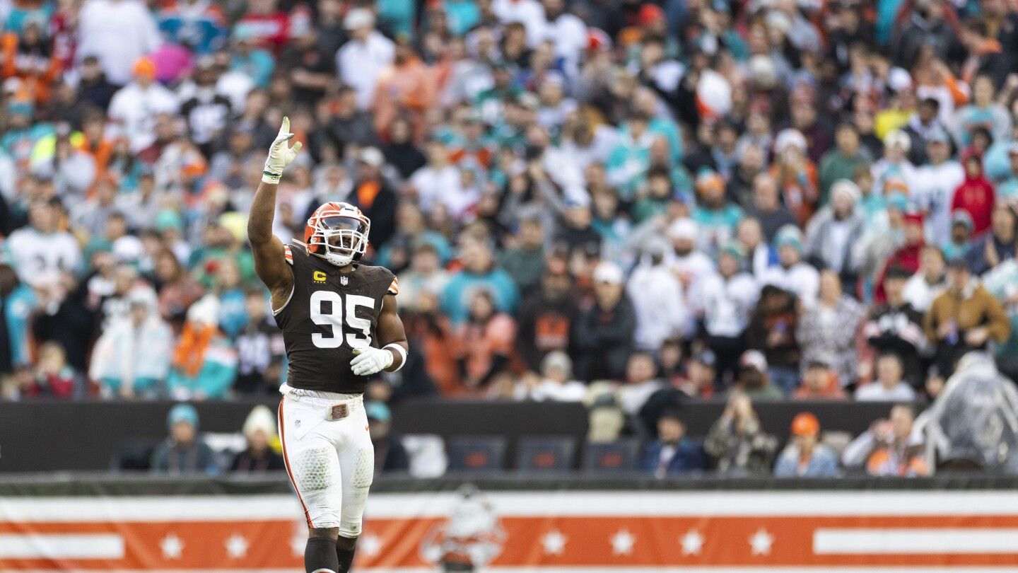 Myles Garrett becomes first in NFL history to record 14 sacks in four consecutive seasons