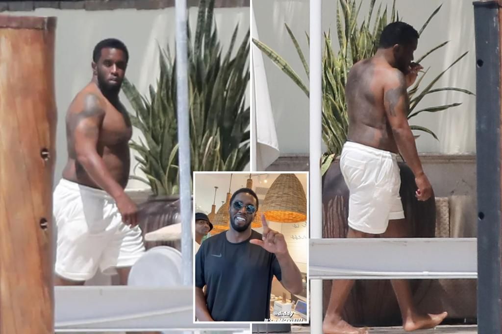 Diddy is spotted out and about near his Miami home