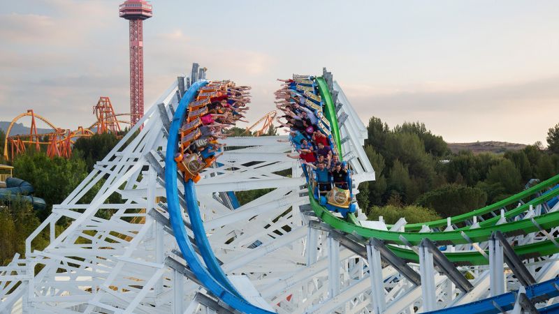 The park with the most roller coasters in the world