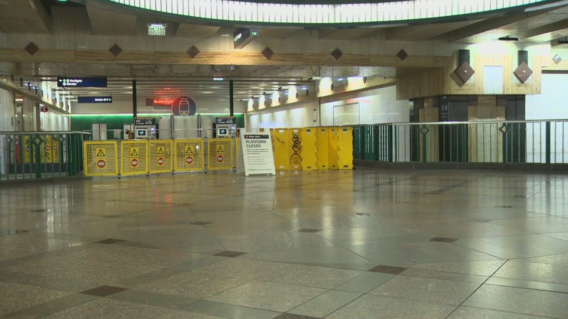 Damage to Westlake Station disrupts light rail service