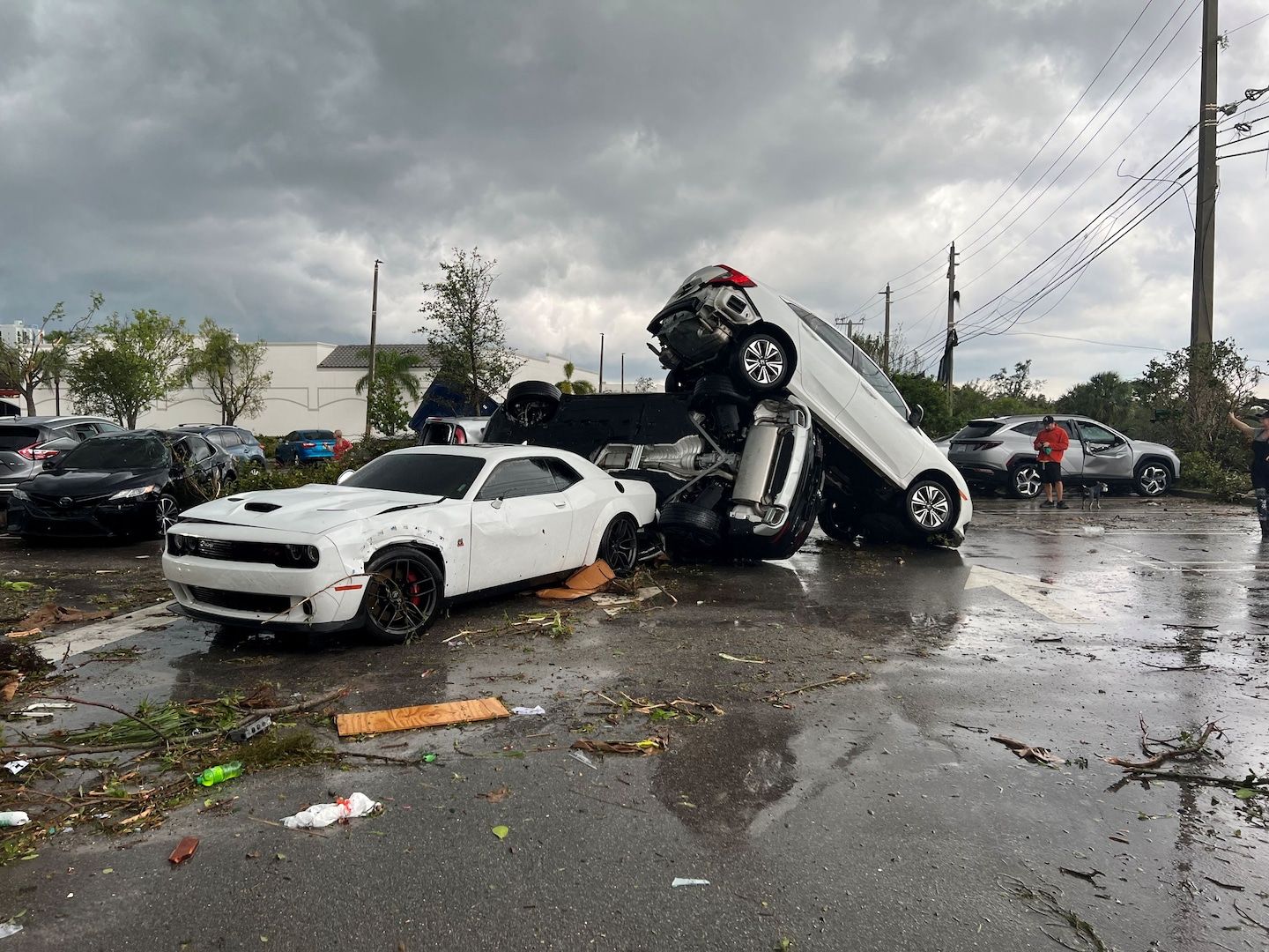 Tornado rolls through Palm Beach Gardens, Florida