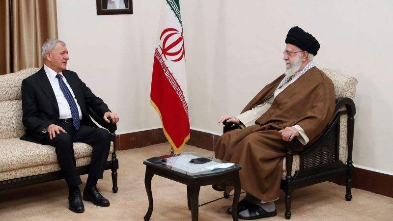 Ayatollah Ali Khamenei: 'Even one American in Iraq is too much,' Iran's leader tells Iraqi president