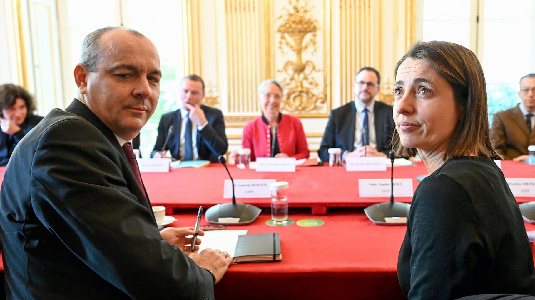 Laurent Berger ira discuter avec Élisabeth Borne s’il est invité, Sophie Binet beaucoup plus prudente