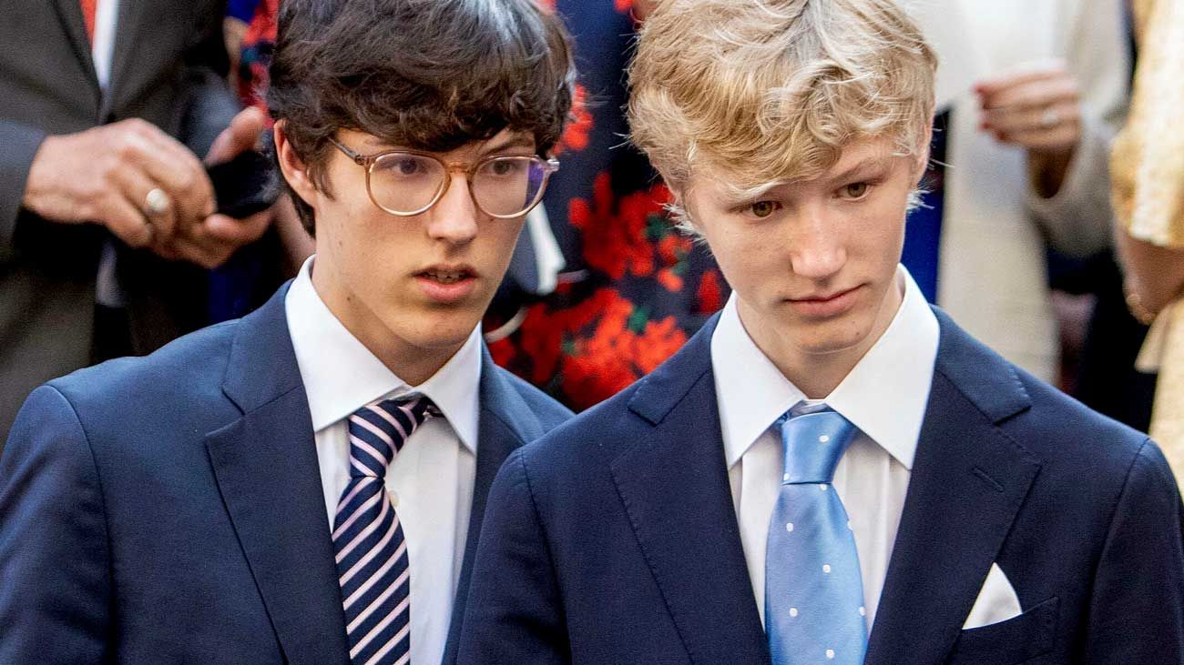 Les princes gentlemen Gabriel et Noah de Nassau : les petits-fils aînés du couple grand-ducal au mariage de la princesse Alexandra de Luxembourg