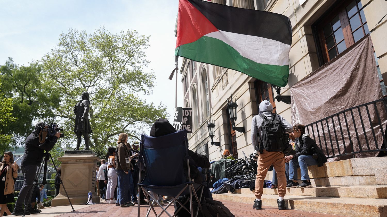 Guerre à Gaza : l'université Columbia à New York menace de "renvoi" les étudiants propalestiniens qui occupent un bâtiment