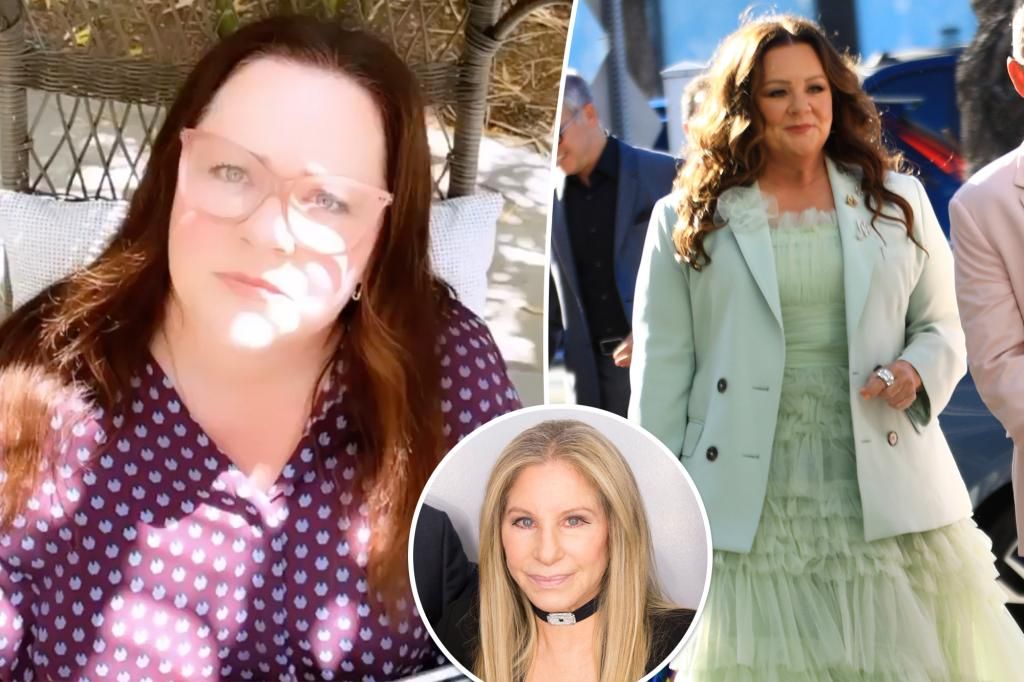 Melissa McCarthy responds to Barbra Streisand boldly asking if she's using Ozempic