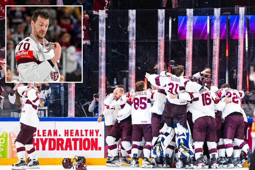 Latvia declares national holiday after beating USA for bronze medal in hockey World Championship