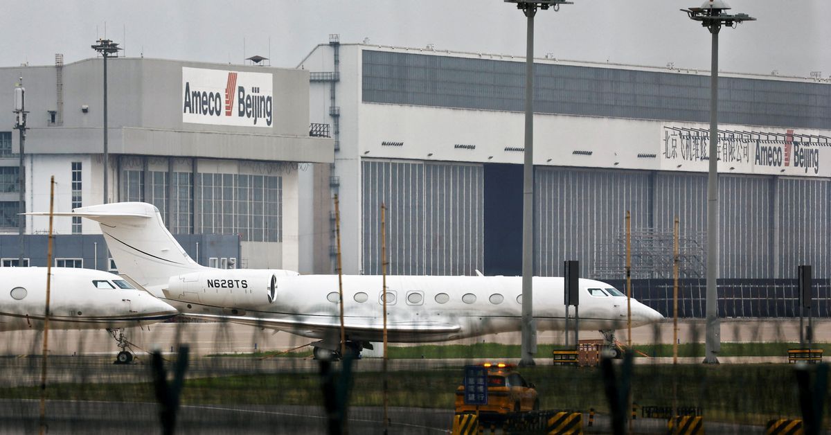 Elon Musk's private jet has landed in Beijing - Reuters witness