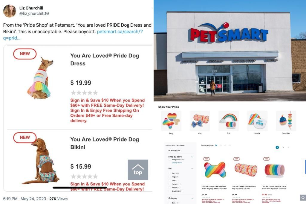 PetSmart faces backlash over Pride merchandise