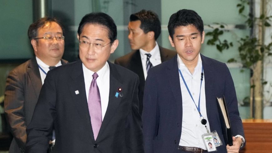 Kishida removes son as political secretary over party photo controversy