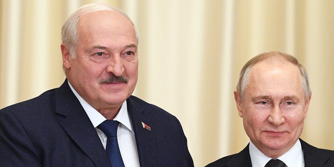 Lukashenko Blusters About 'Nuclear Weapons for Everyone' Who Joins Russia