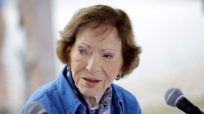 Rosalynn Carter: Former first lady has dementia, Carter Center says