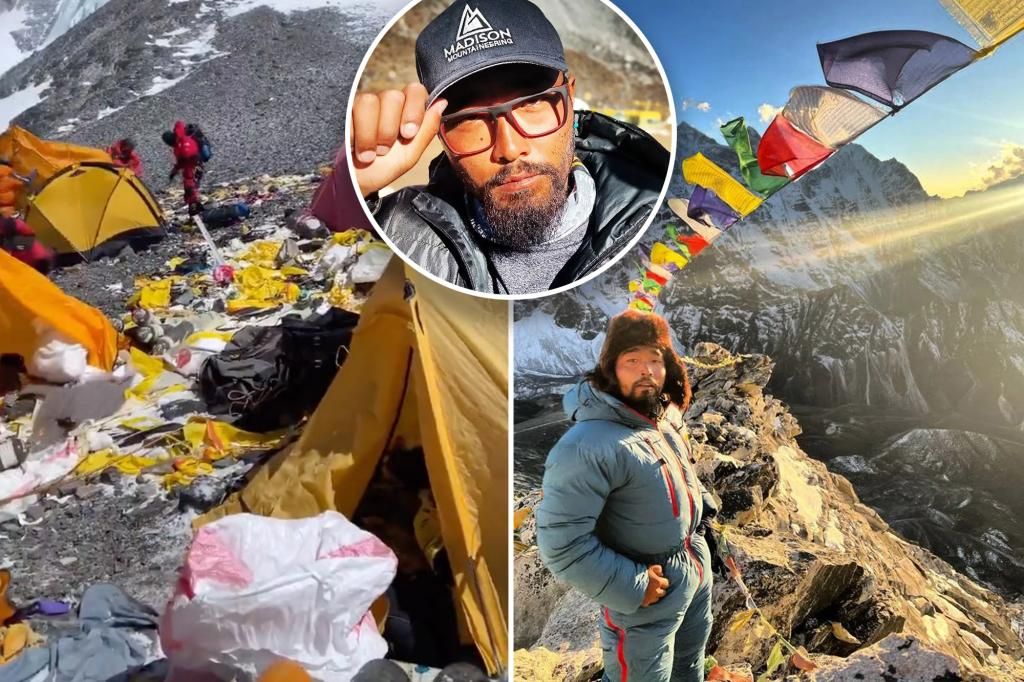 I discovered a trash dump on Mt. Everest - and picked up 440 pounds of it