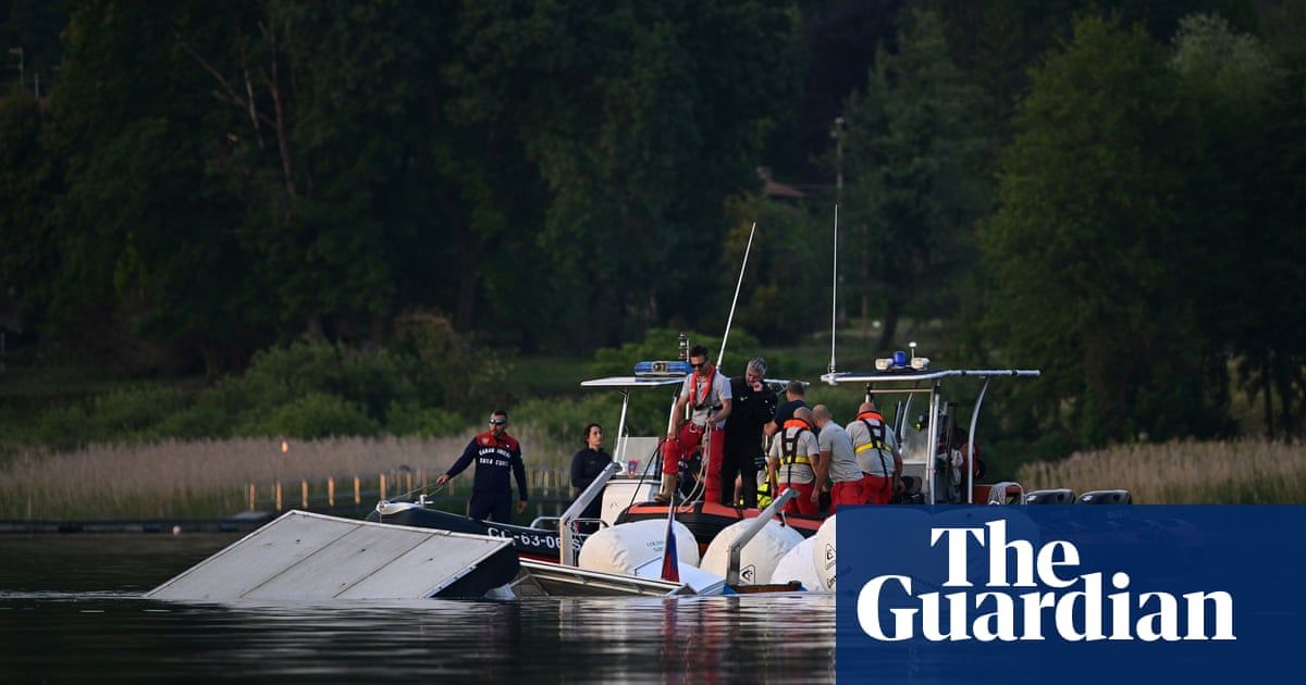 Italian and Israeli agents among four dead after boat capsizes in Lake Maggiore