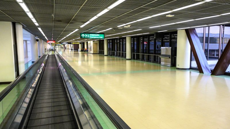 Don Mueang International Airport: Woman's leg amputated after getting caught in moving walkway