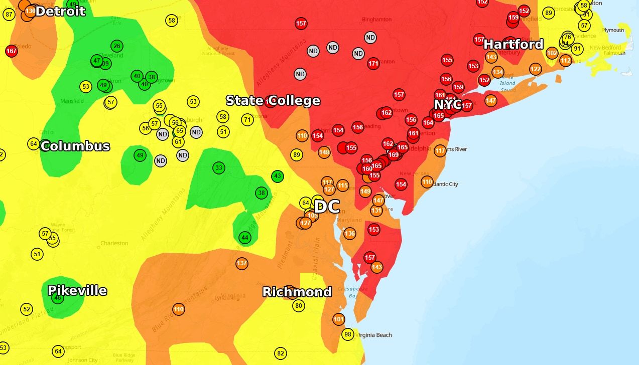 PM Update: Cleaner air after scattered storms; hot and humid through July Fourth