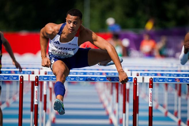 Immense exploit de Sasha Zhoya en séries du 110 mètres haies, au championnat de France