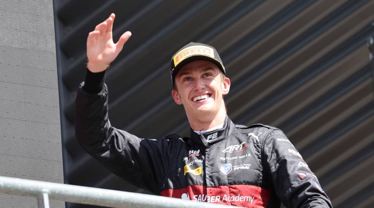 Pourchaire nouveau leader en F2