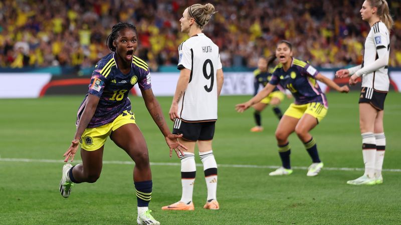 Colombia stages stunning upset against Germany in Women's World Cup