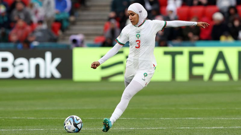 Nouhaila Benzina: Morocco secures first Women's World Cup win as defender makes history