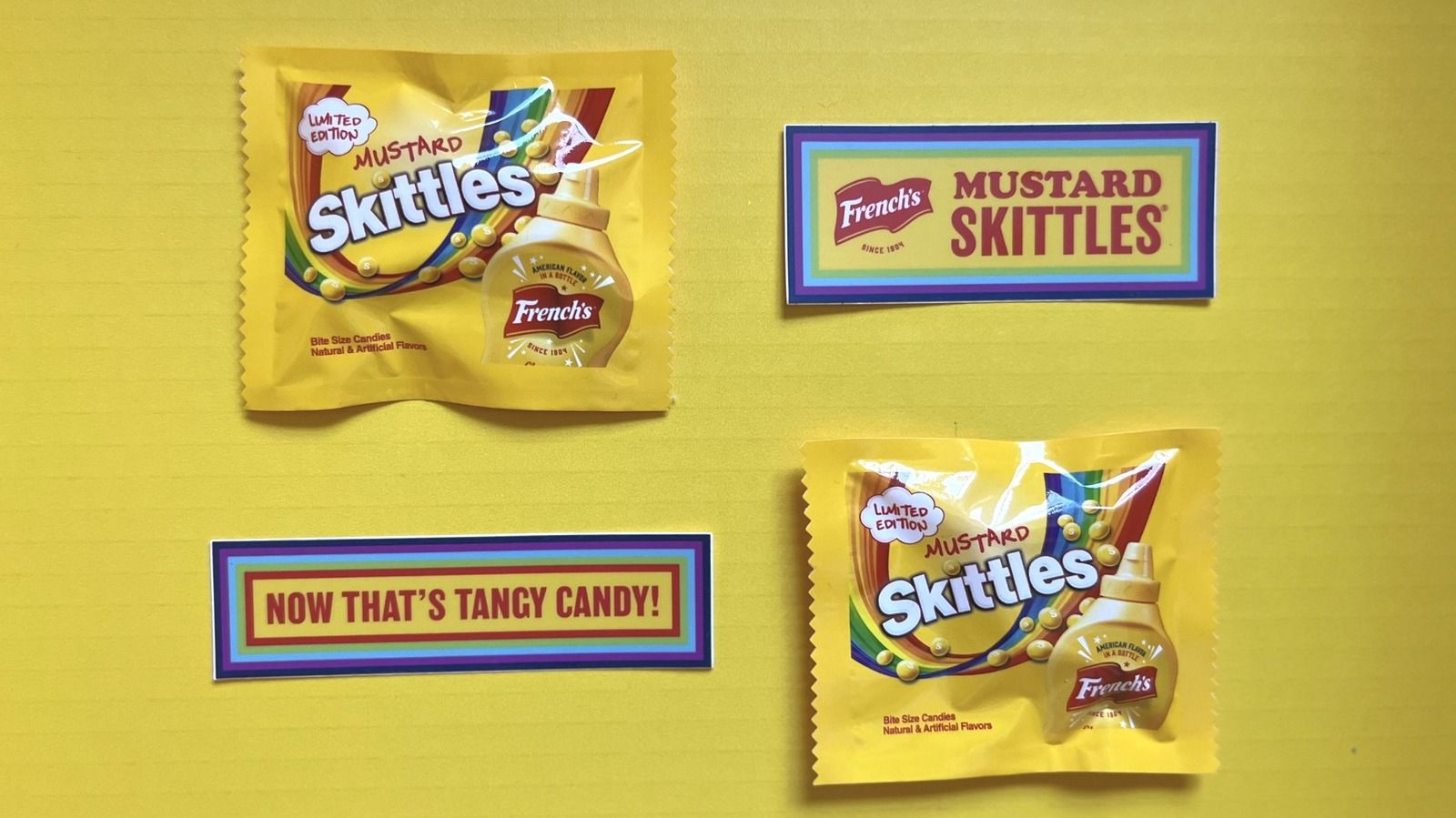 French's Mustard Skittles Review: A Unique Candy That Tastes Just Like You'd Expect