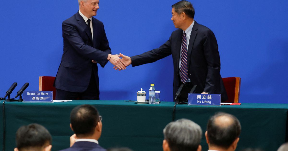 Le Maire says France wants better China access, not decoupling