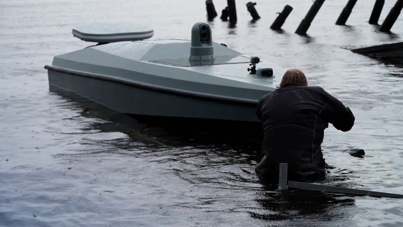 Exclusive: Rare access to Ukraine's sea drones, part of Ukraine's fightback in the Black Sea