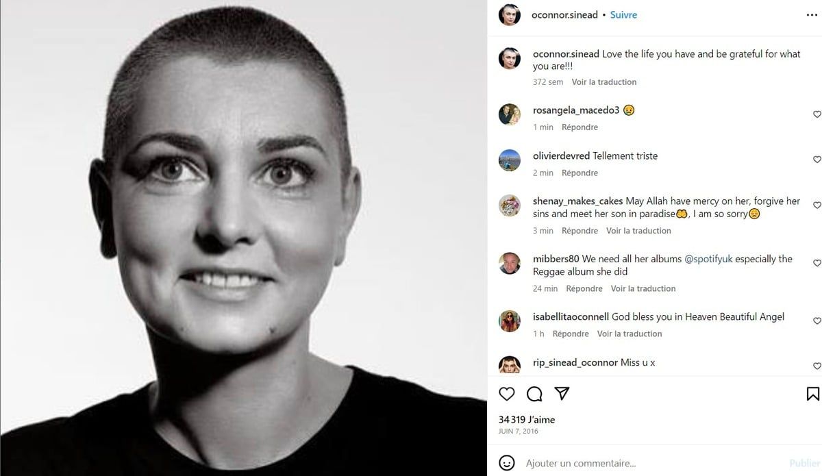 Mort de Sinead O’Connor : la chanteuse harcelée avant son décès ? Son dernier message inquiétant