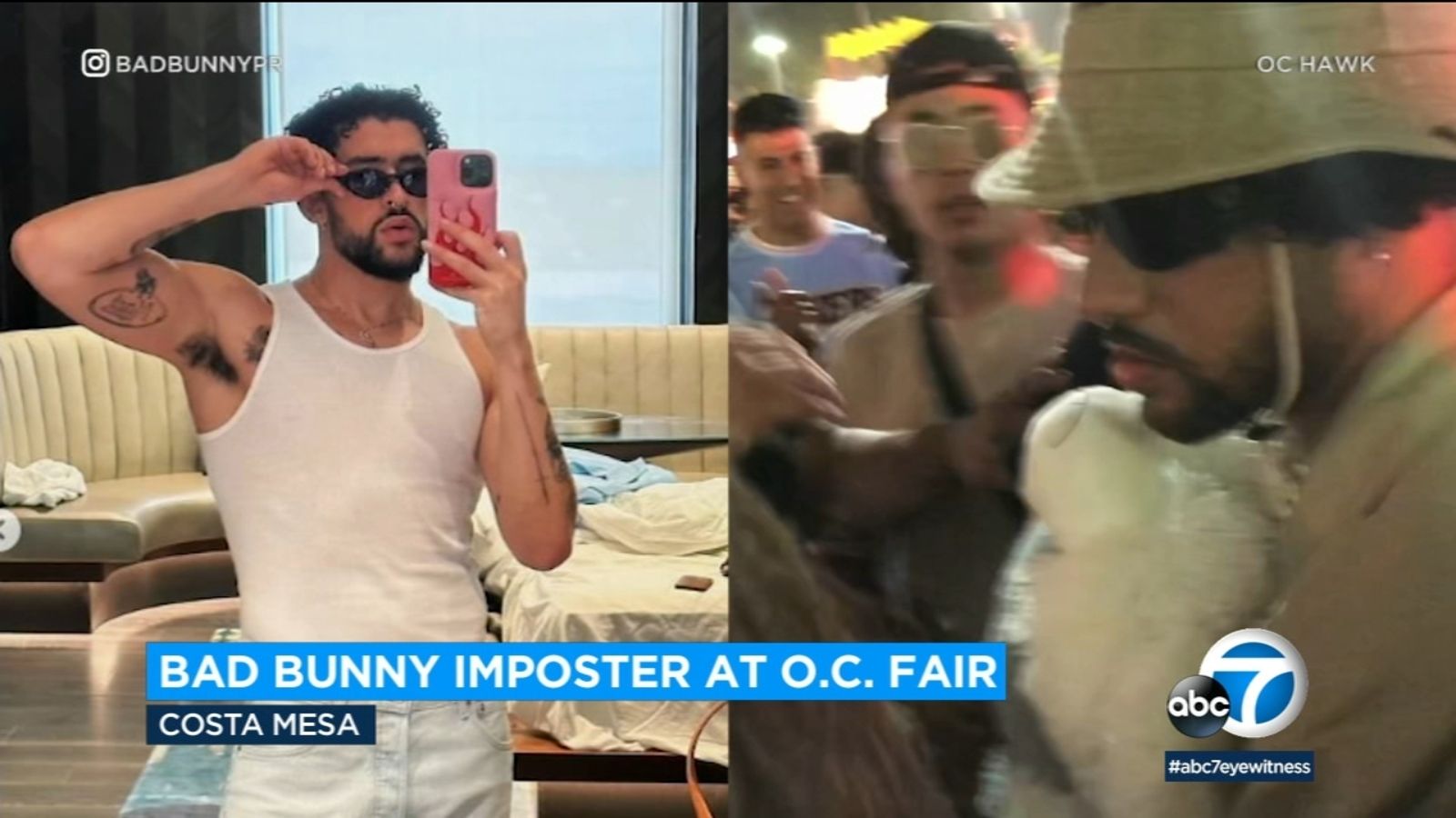 Bad Bunny imposter sparks chaos at Orange County Fair