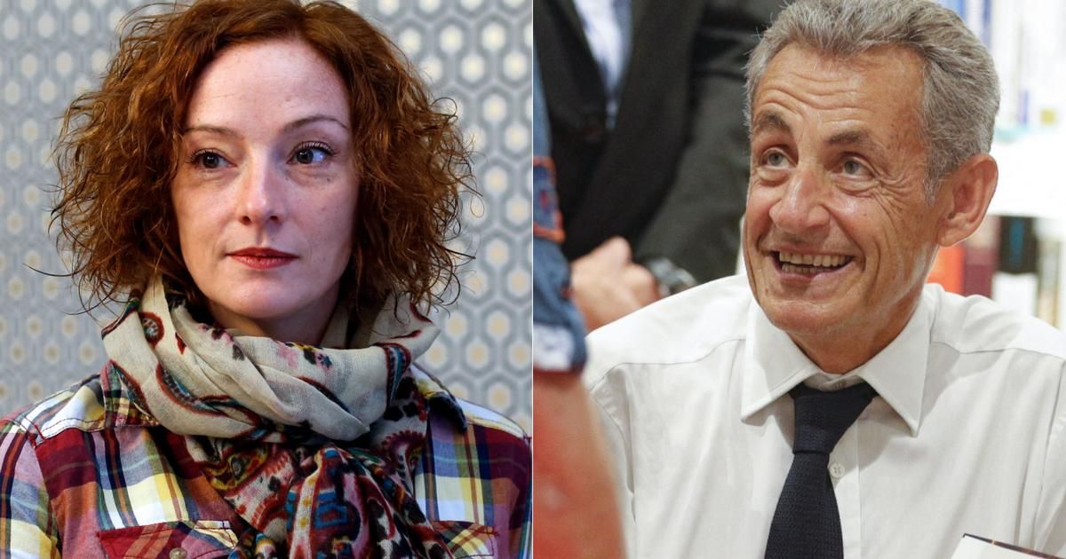 Retrouvailles entre Sarkozy et l’ancienne prisonnière Florence Cassez, lors d’une séance de dédicaces