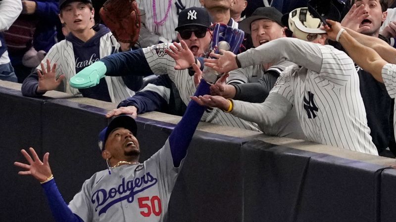 Yankees fans who ripped ball out of Mookie Betts’ glove will be banned from Game 5 of World Series