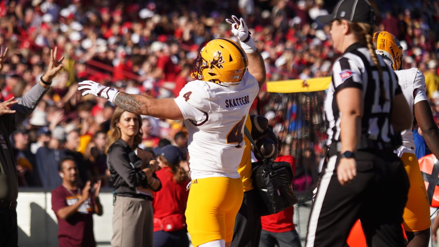 ASU football routs Arizona, awaiting help in Big 12 title chase