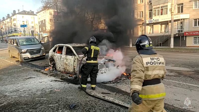 Belgorod: Ukrainian shelling kills 18 civilians, Russian officials say, a day after Moscow launched major aerial assault