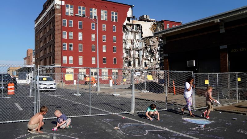 Davenport, Iowa apartment collapse: Officials weigh further searches of precarious wreckage as 5 residents remain unaccounted for