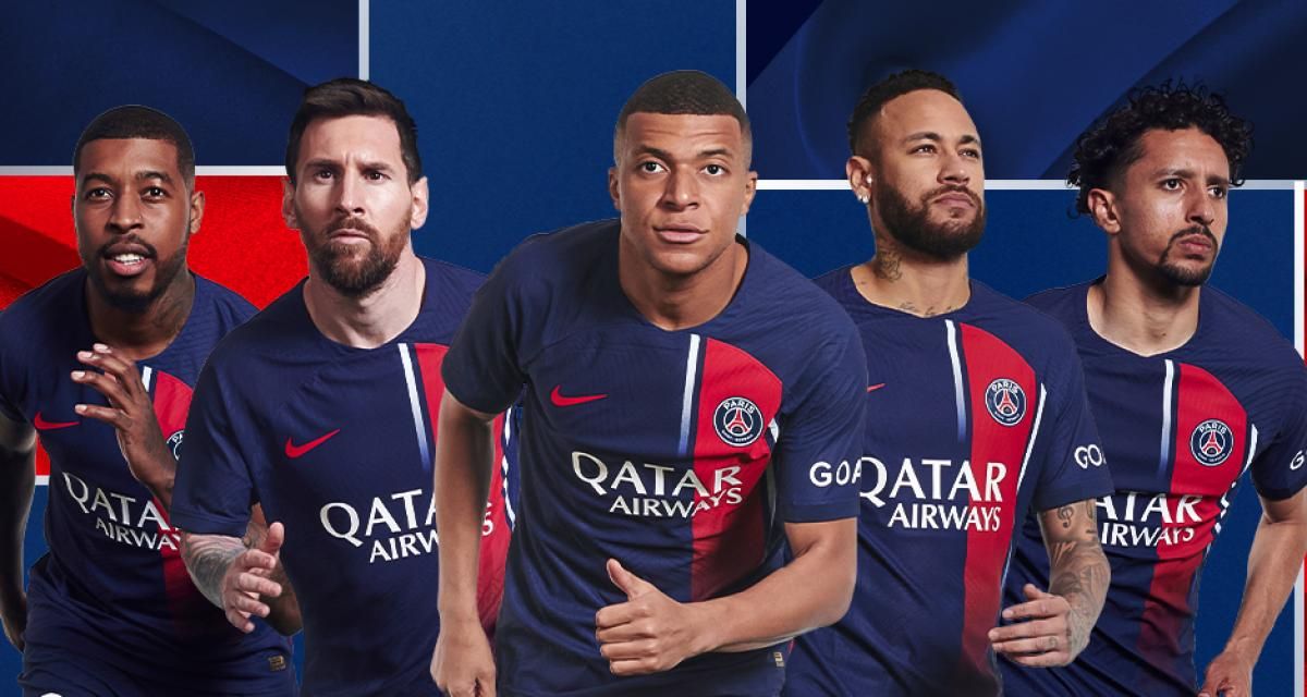 🚨 PSG : le maillot 2023/24 officialisé... avec Messi et Neymar !