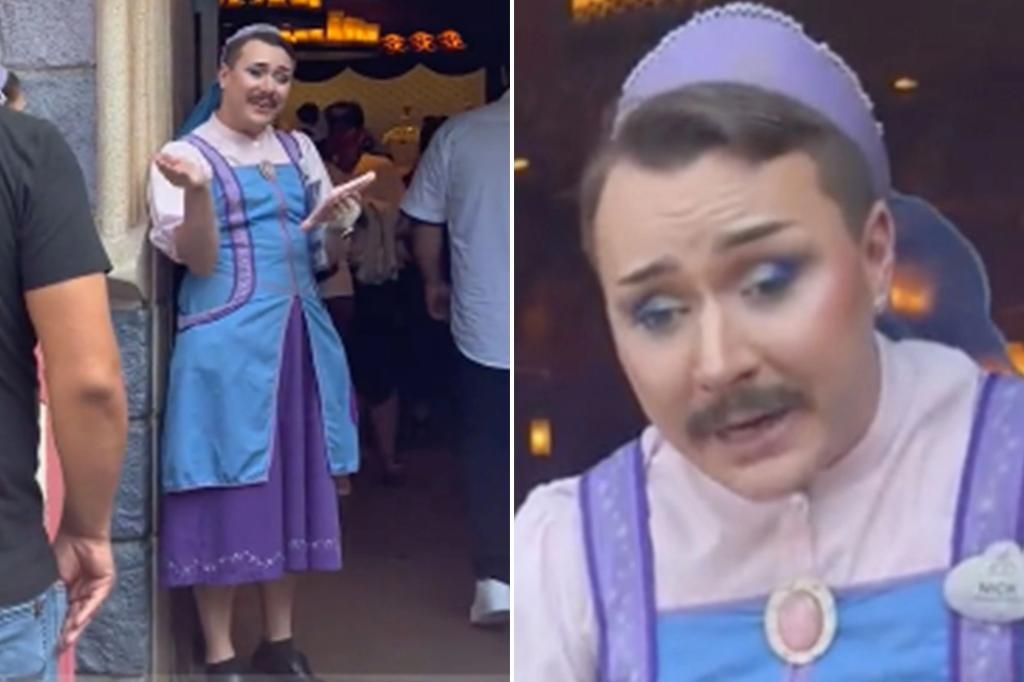 Disney blasted for allowing male employee to wear dress, makeup