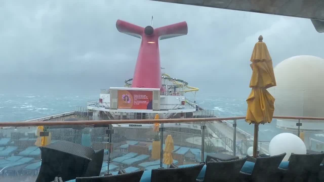 ‘Terrifying’: Passenger recalls experience aboard Carnival Sunshine during storm