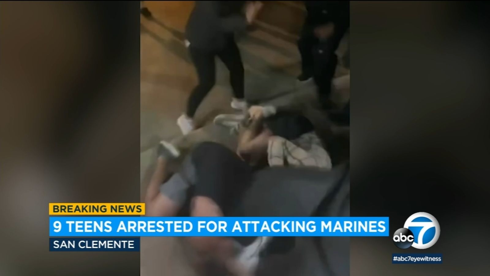 9 teens arrested in connection with beating of 3 Marines in San Clemente