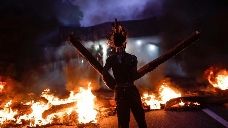 Brazilian Indigenous groups protest as lawmakers approve bill limiting recognition of ancestral lands