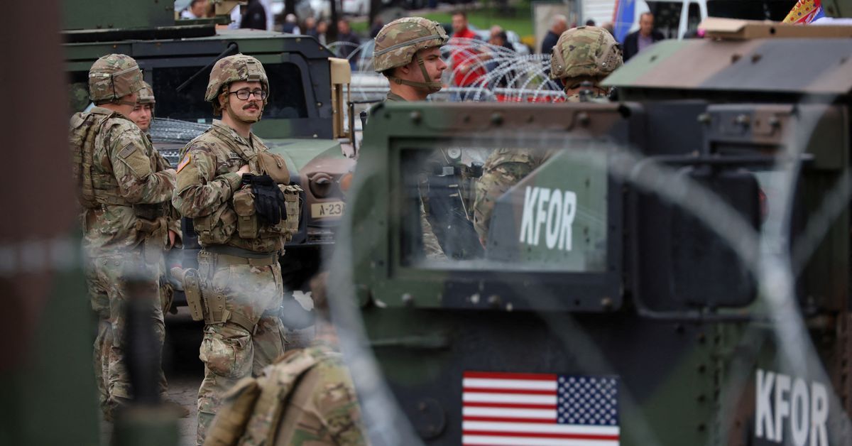 NATO troops on guard in north Kosovo for third day amid protests