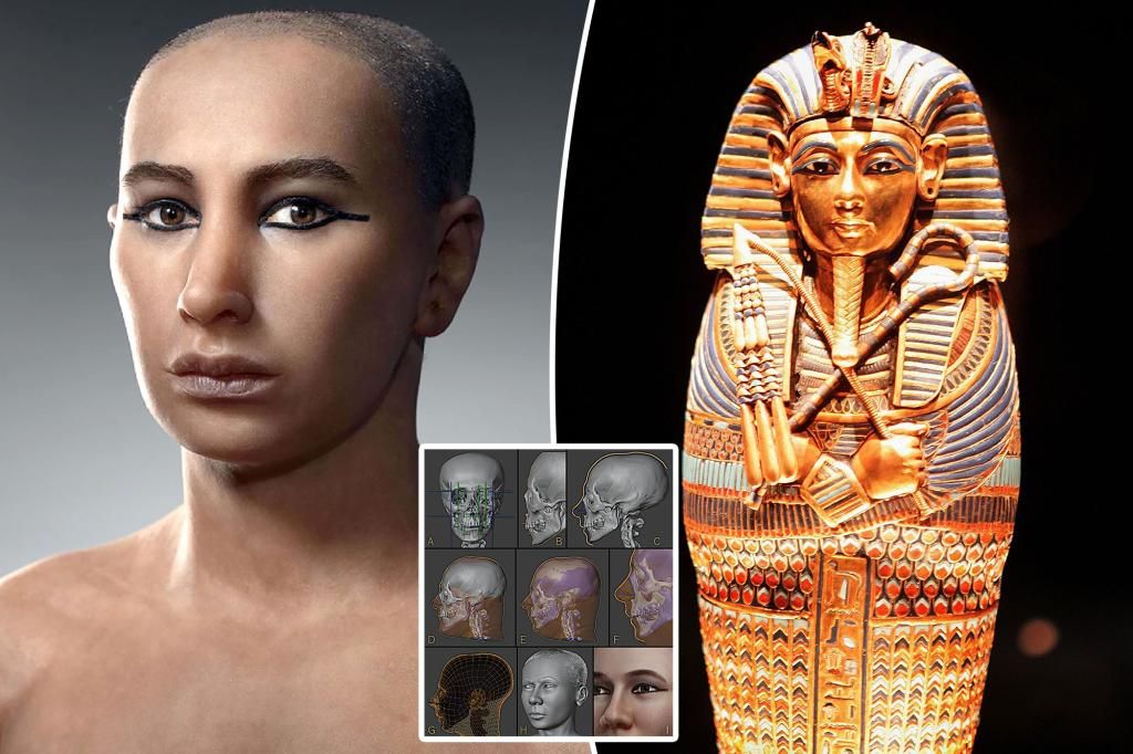 King Tut's face revealed for the first time in over 3,300 years